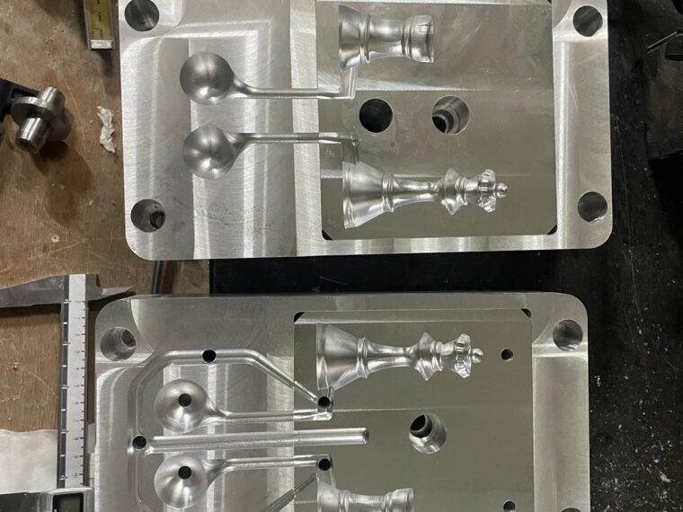 Empreintes d’injection usinées dans l’aluminium